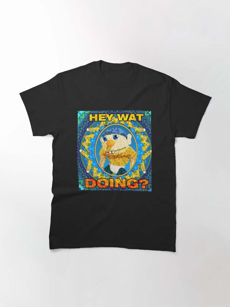 Sml Jeffy Shirt, HEY WAT DOING SML Jeffy Classic T-Shirt#1