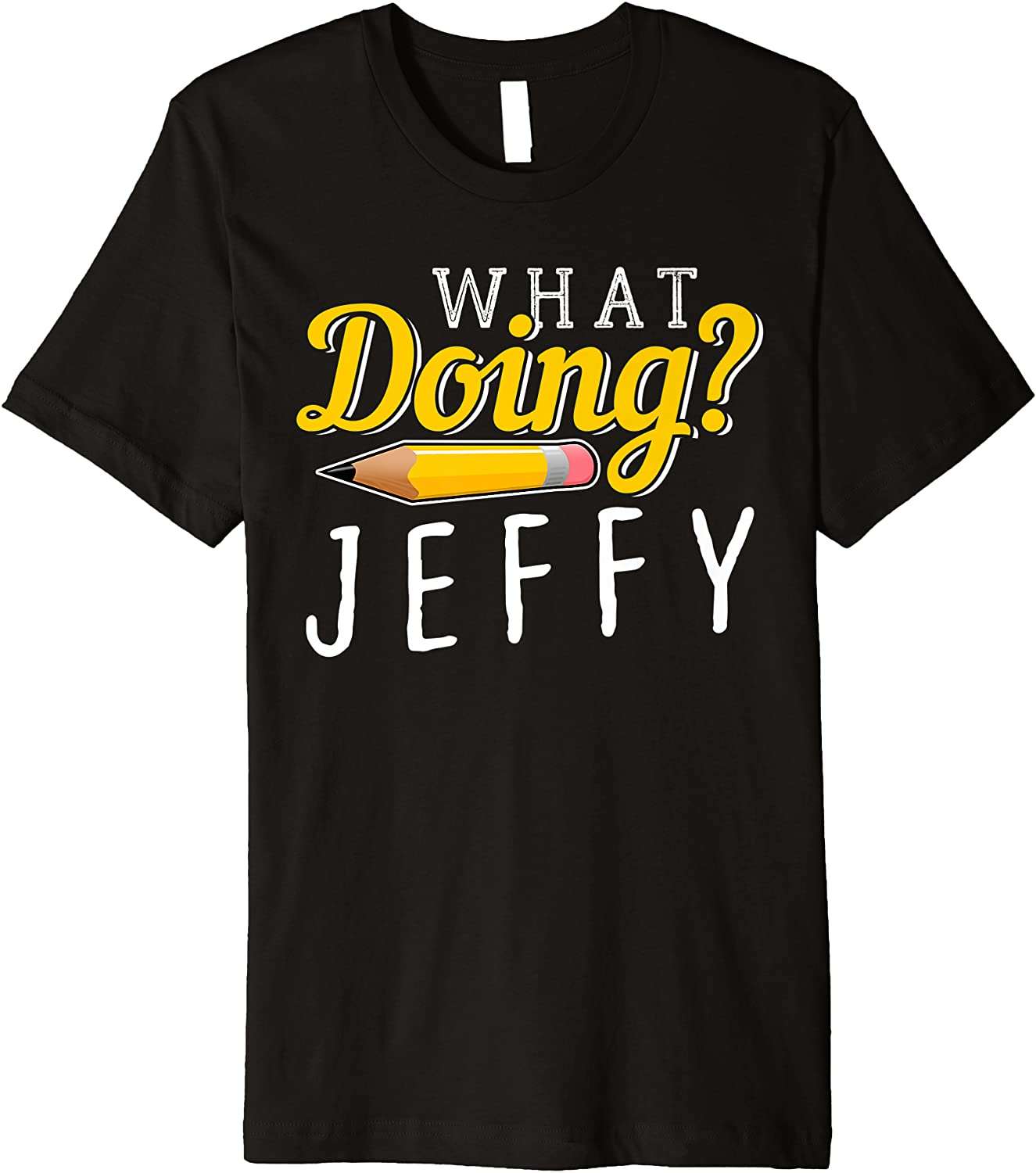 Sml Jeffy Shirt, Cool What Doing Jeffy Pencil T-Shirt#1