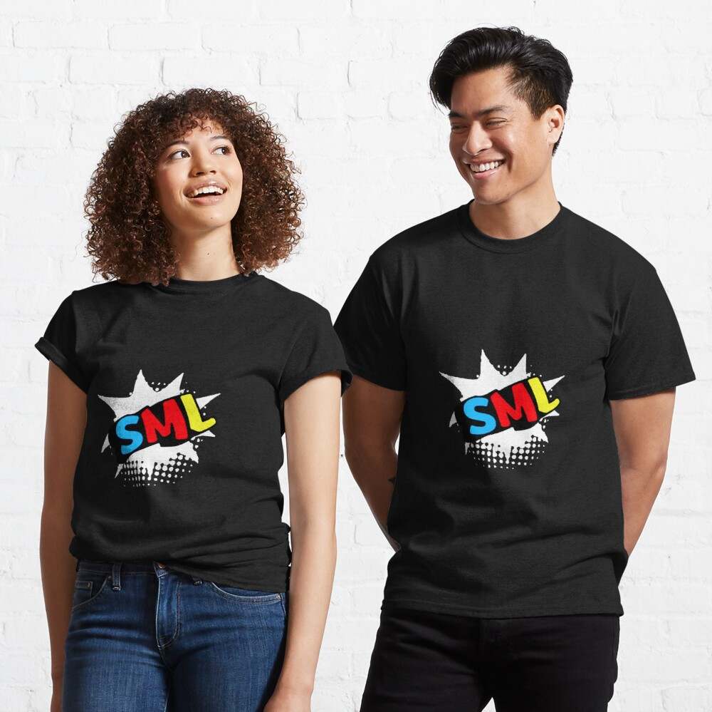 Sml Jeffy Shirt, SML Artwork for Fans Black T-Shirt#1