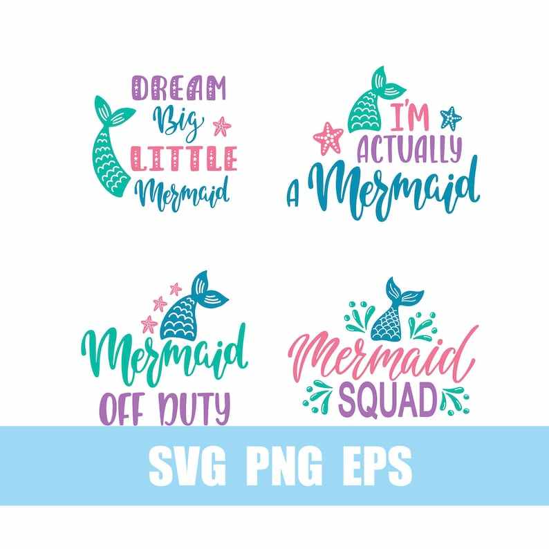 mermaid squad svg, summer svg, baby kids svg, mermaid svg,  Beach Svg ,Sea Svg,Png, Eps, Cut file, Print, Instant download#1