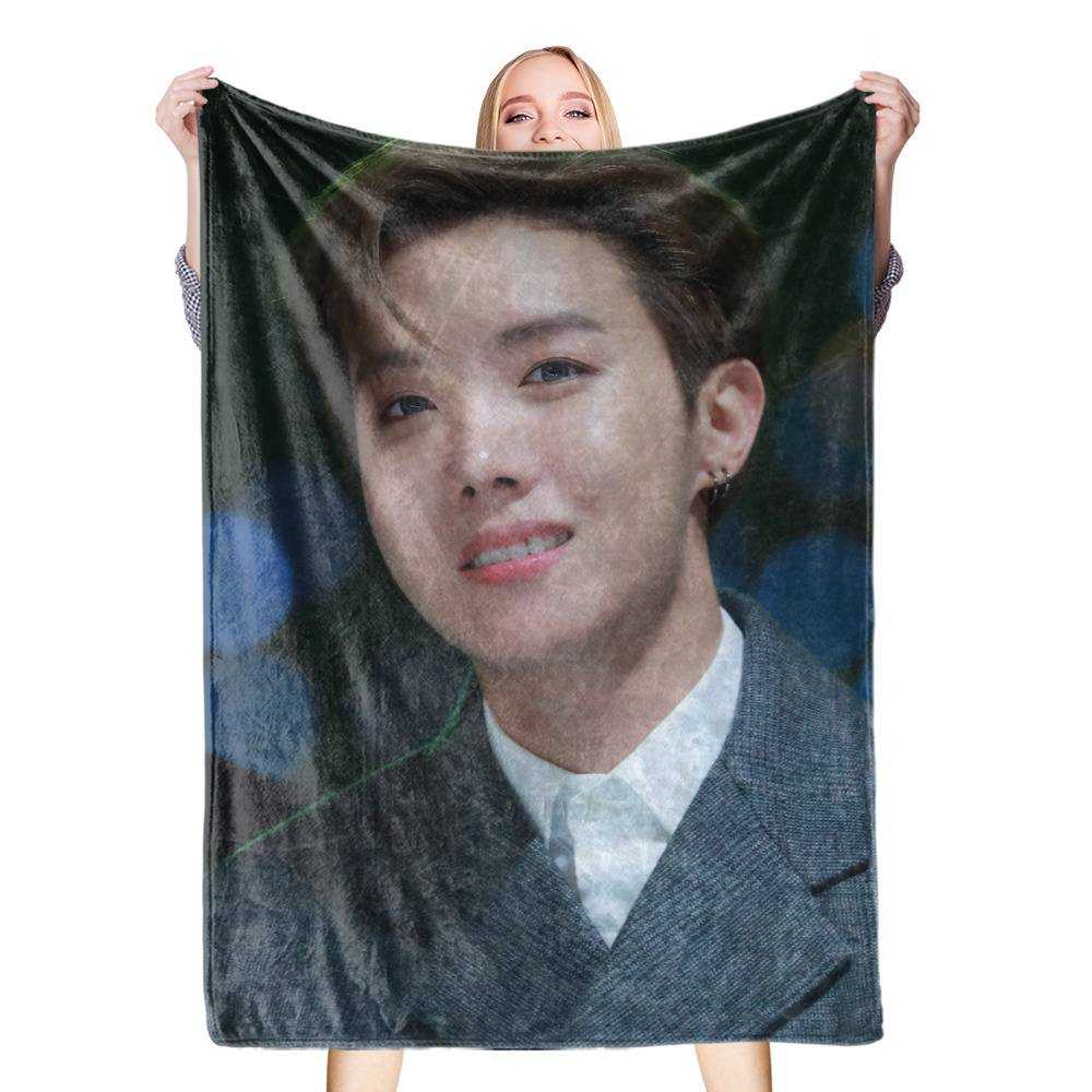 Bts Blanket , Twin Blanket Size 55x80, J-hope Blanket | btsblanket.com