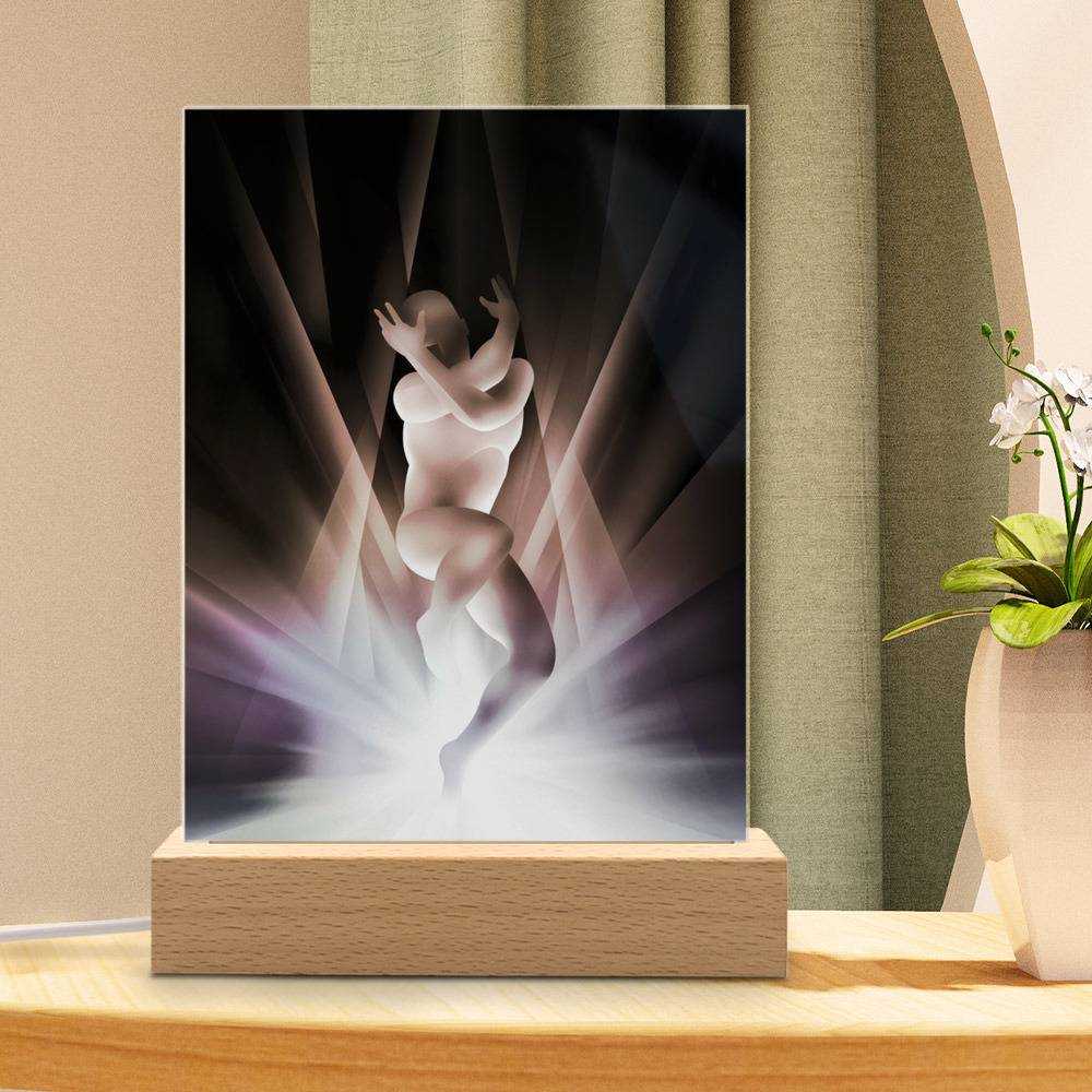 Smashing Pumpkins Lamp Cyr by Smashing Pumpkins Lamp with Wooden Base