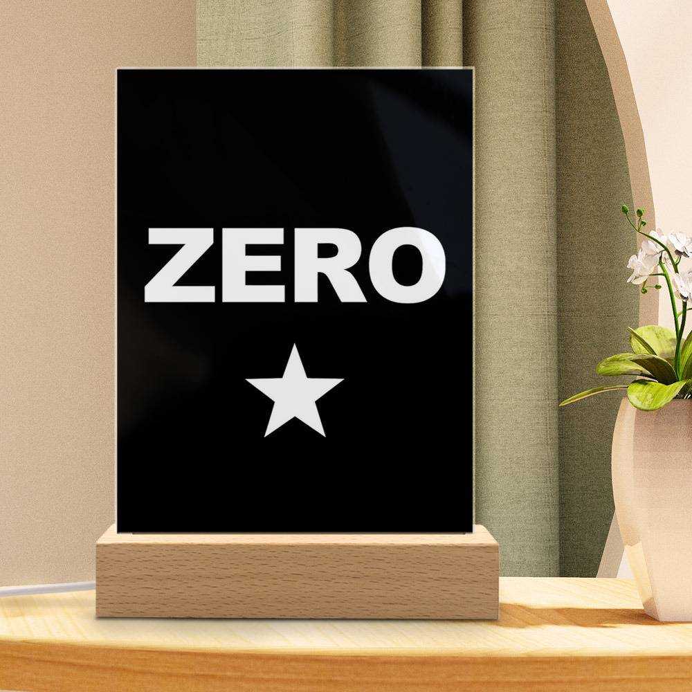 Smashing Pumpkins Lamp Zero by Smashing Pumpkins Lamp with Wooden Base