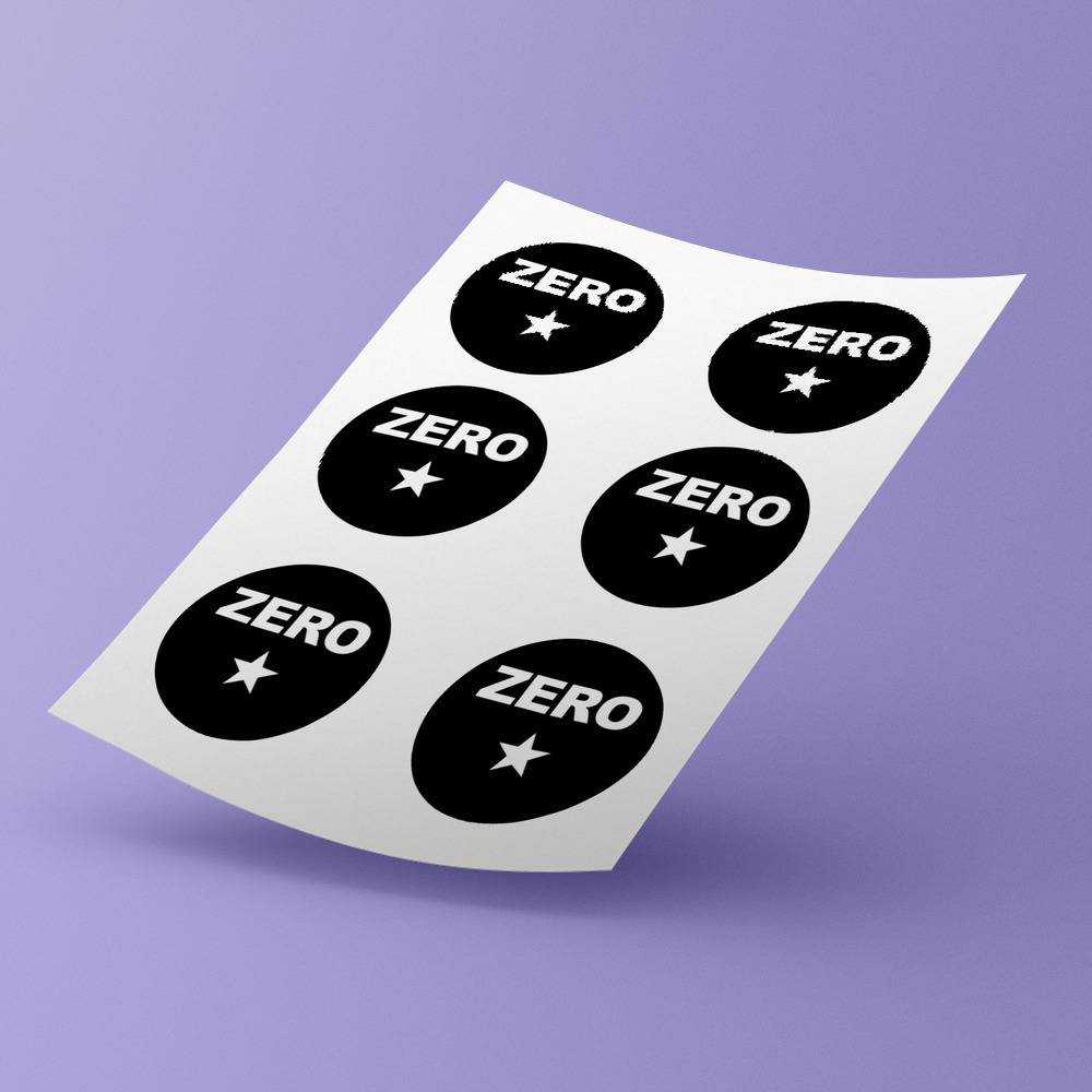 Smashing Pumpkins Round Stickers Zero Decorative Stickers