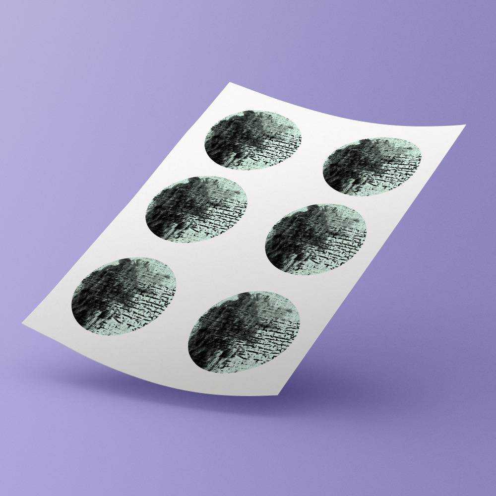 Smashing Pumpkins Round Stickers Monuments to an Elegy Decorative Stickers