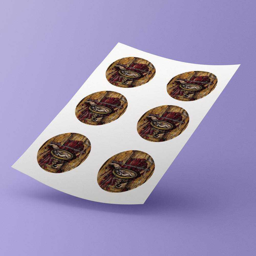 Smashing Pumpkins Round Stickers Machina The Machines of God Decorative Stickers
