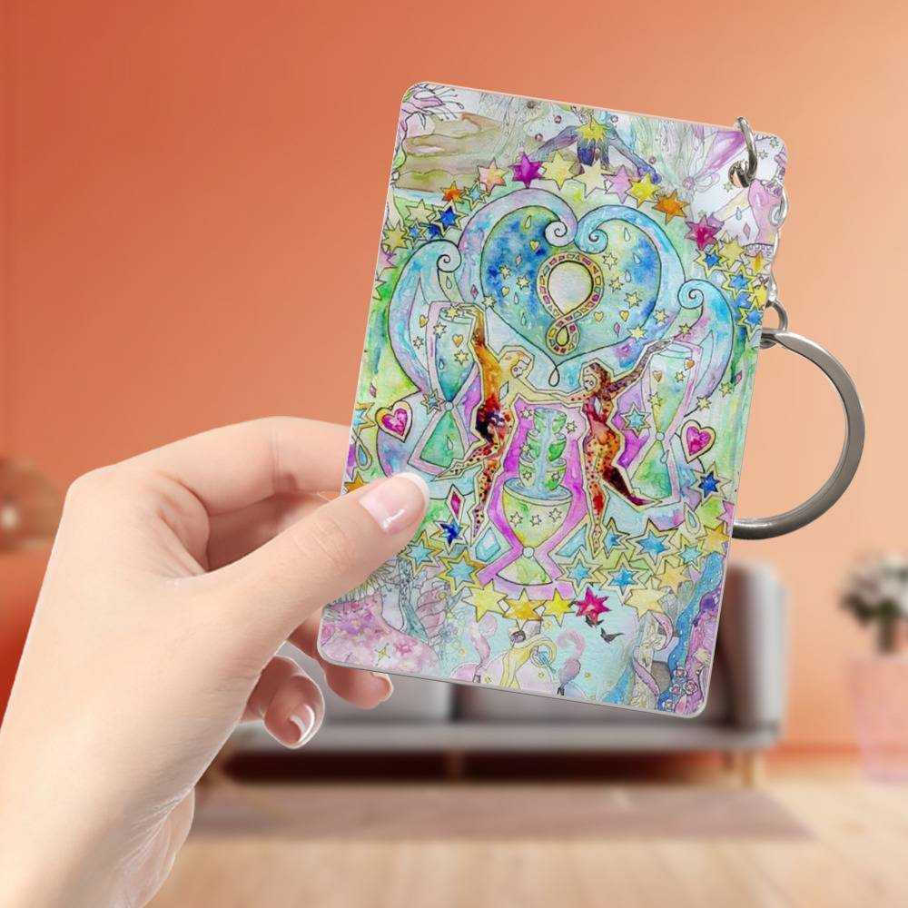 Smashing Pumpkins Keychain Teargarden by Kaleidyscope by Smashing Pumpkins Keychain