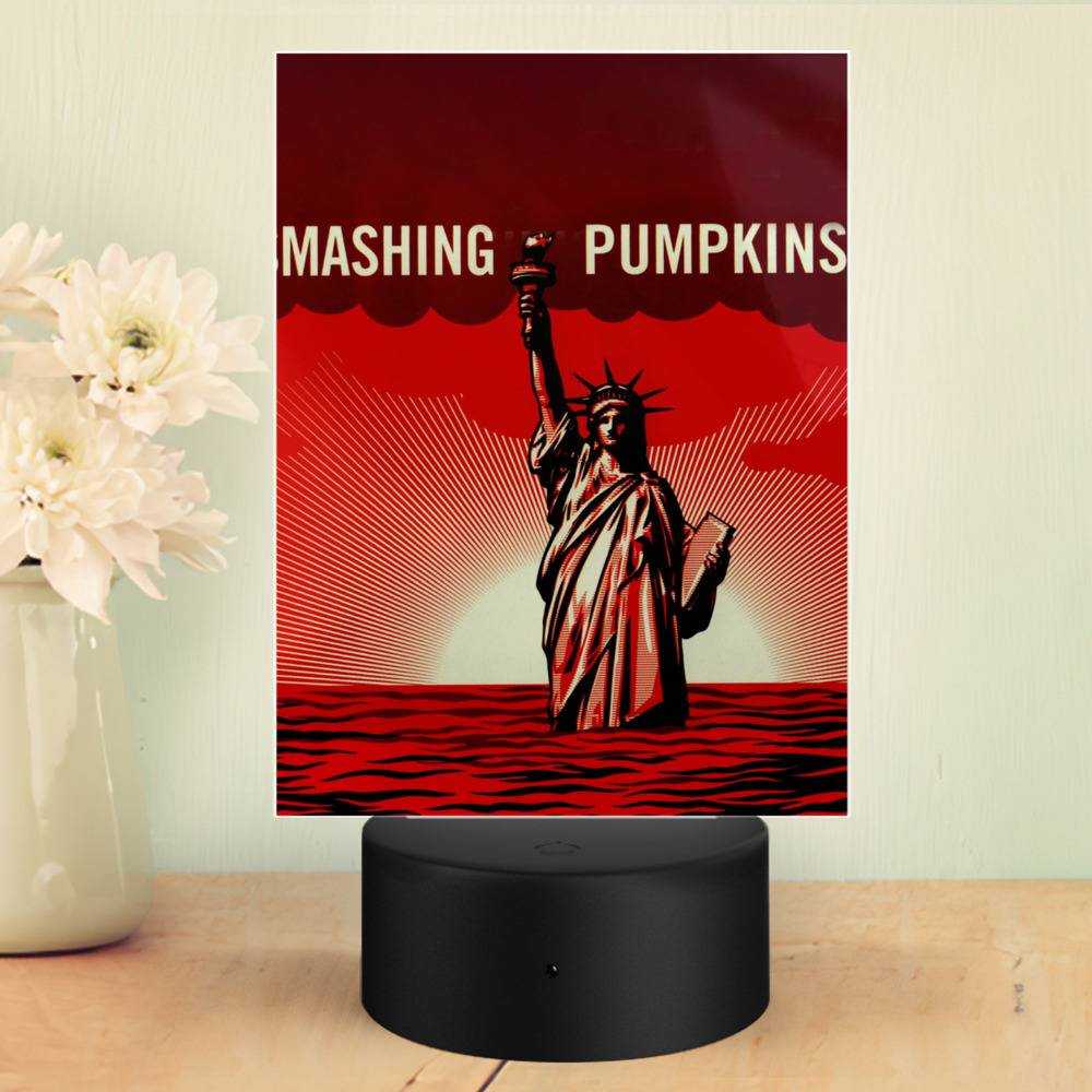 Smashing Pumpkins Lamp Zeitgeist by Smashing Pumpkins Lamp with Plastic Base