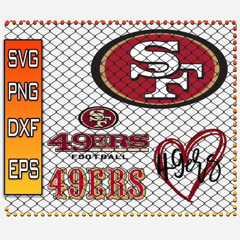 San Francisco 49ers embroidery design files