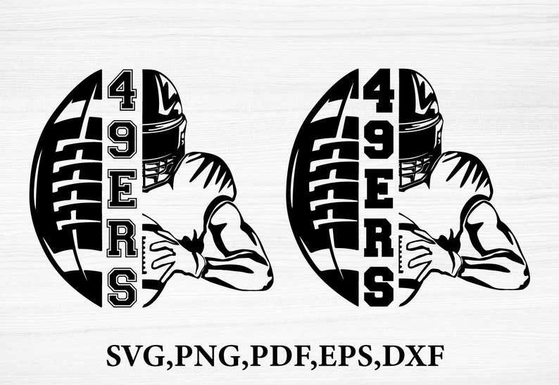 San Francisco 49ers Football SVG  Creative Design Maker –  Creativedesignmaker