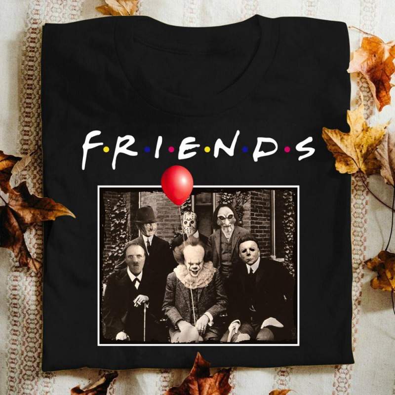 friends t shirt with pennywise