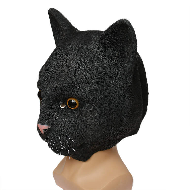 Cat Mask Halloween Mask Face Mask Halloween Animal Head Mask