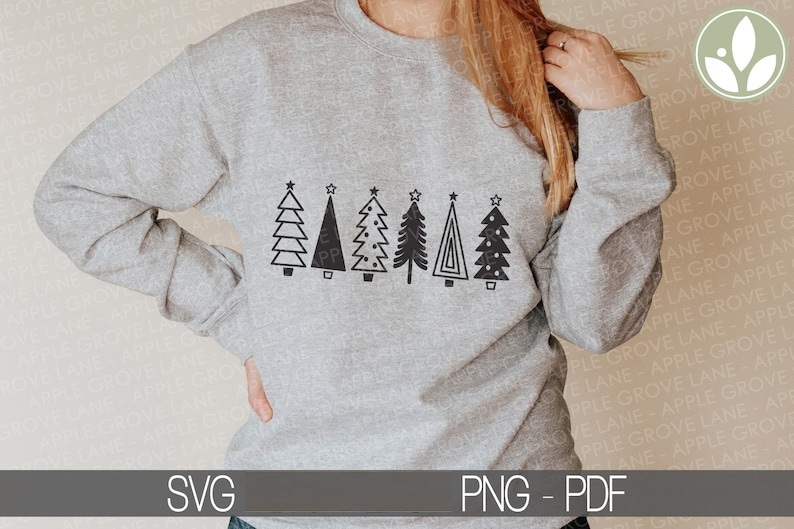 Christmas Tree Outline Svg, Christmas Tree Svg Christmas Sign Svg