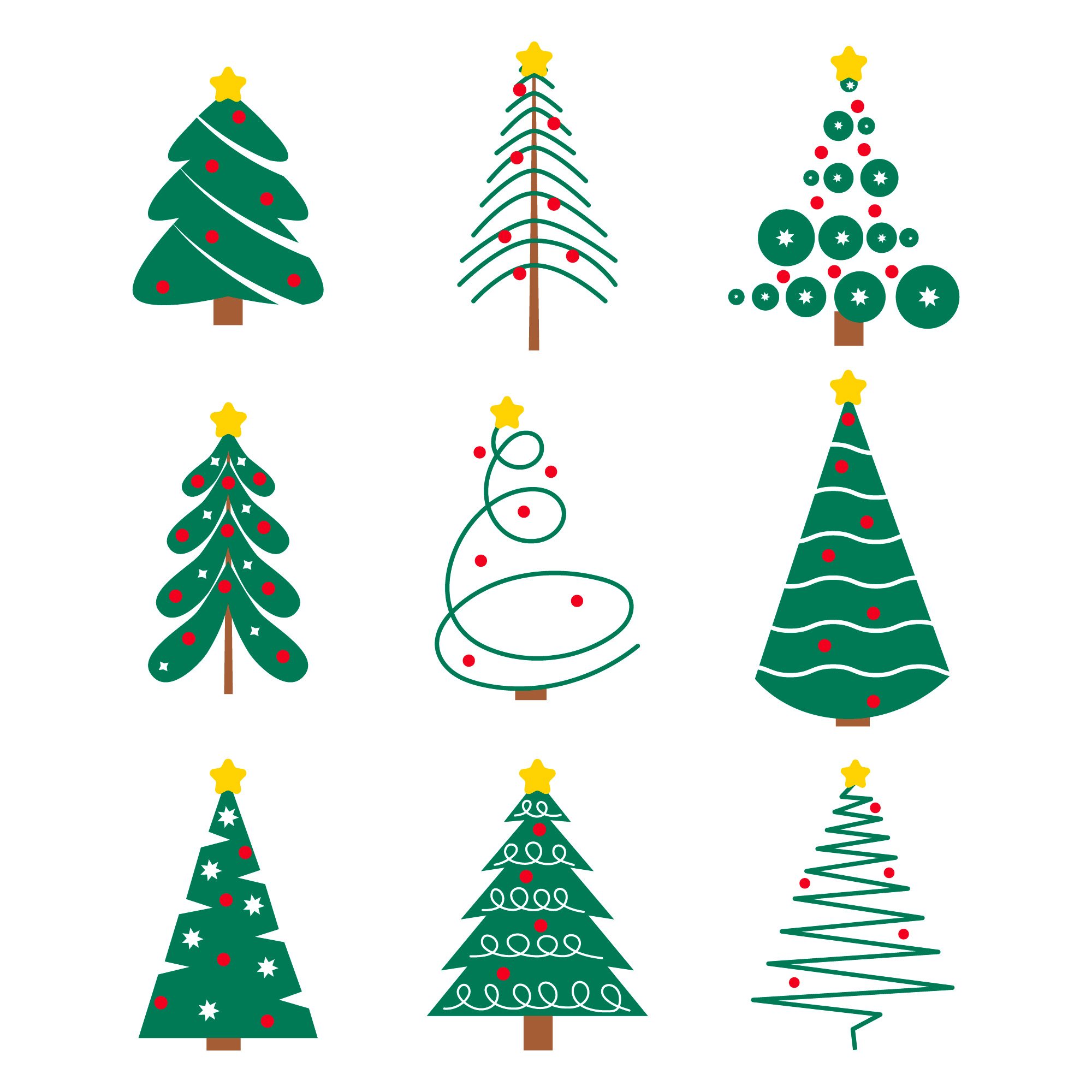 Drawing of a Christmas Tree Stock Photo - Image of decoration, celebration:  63186684