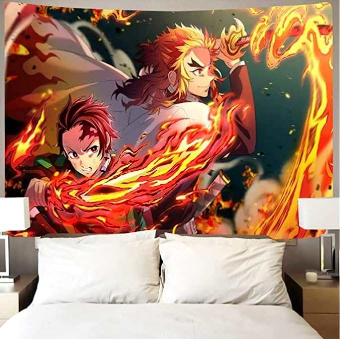 Demon Slayer Art Prints wall bedroom decor anime gift -  Portugal