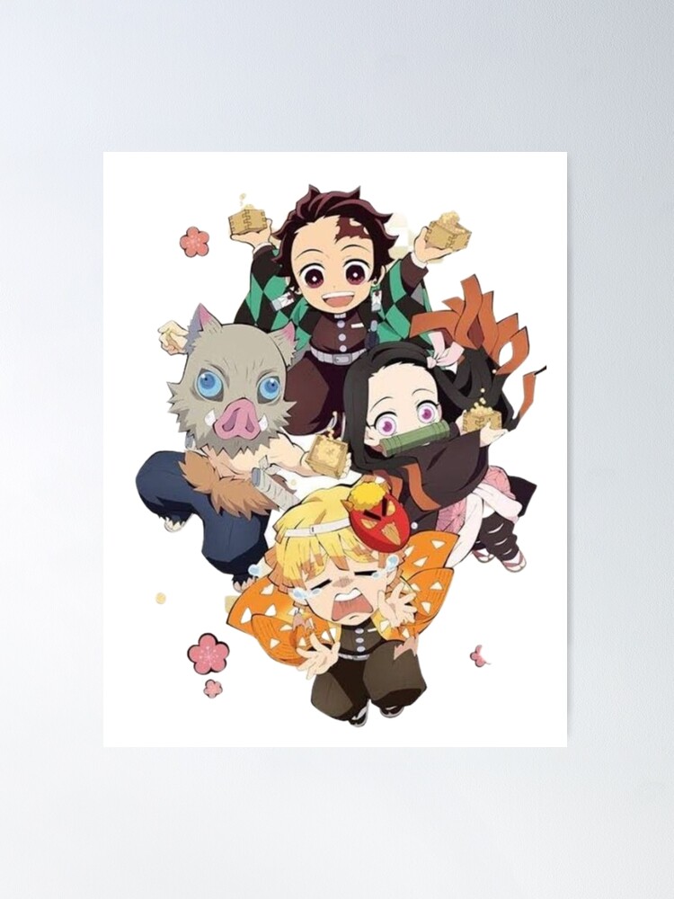 DEMON SLAYER - Poster Chibi 52x38 - Slayers* - Abysse Corp