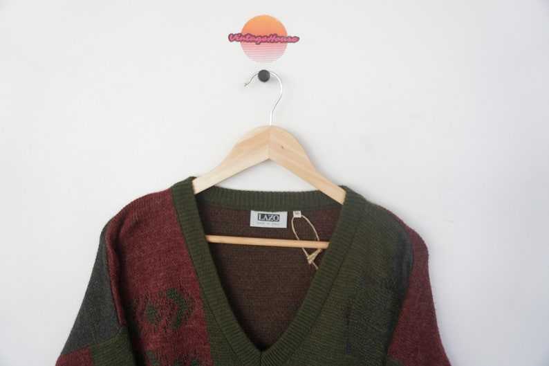 Vintage Sweater Grandpa Sweaters Men