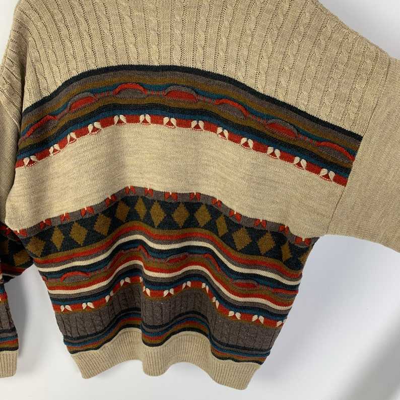 Vintage Men's Sweater Vintage Grandpa Sweaters#7