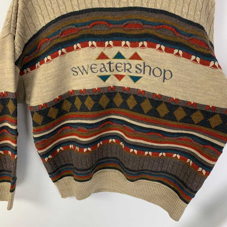 Vintage Men's Sweater Vintage Grandpa Sweaters#4