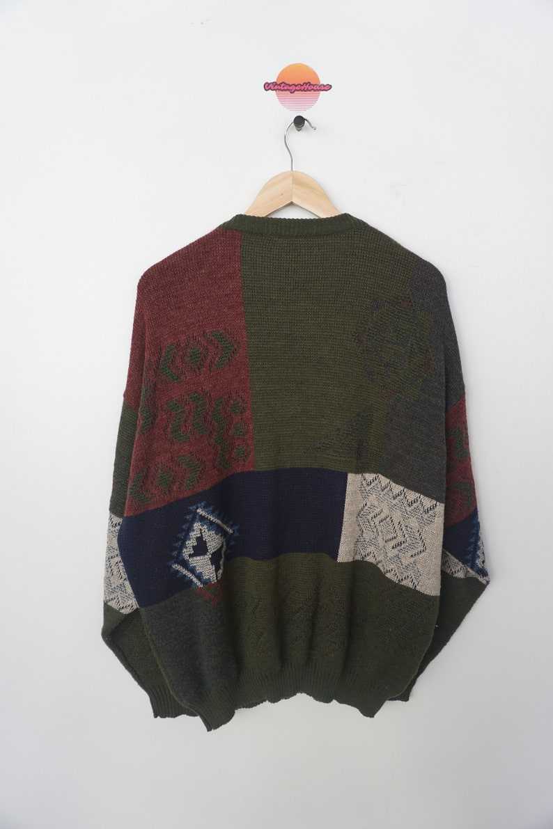 Vintage Sweater Grandpa Sweaters Men#3