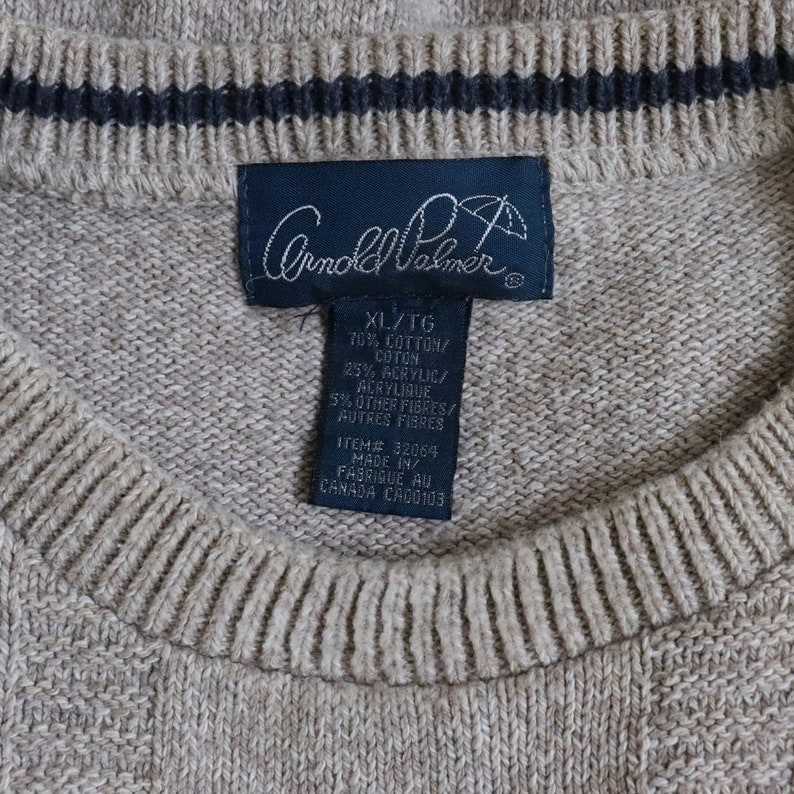 1980's Dads Cotton Sweater Grandpa Sweaters Men#9