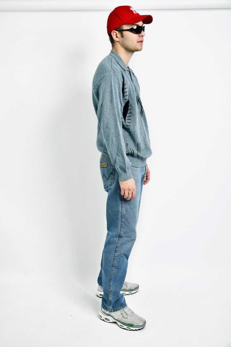 Vintage Polo Sweater Ugly Grandpa Sweaters#2