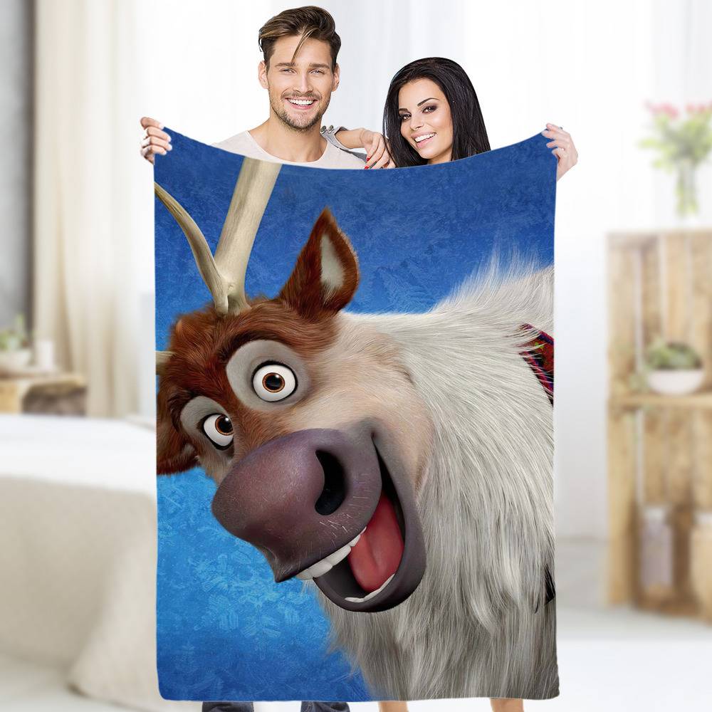 Frozen best sale fleece throw