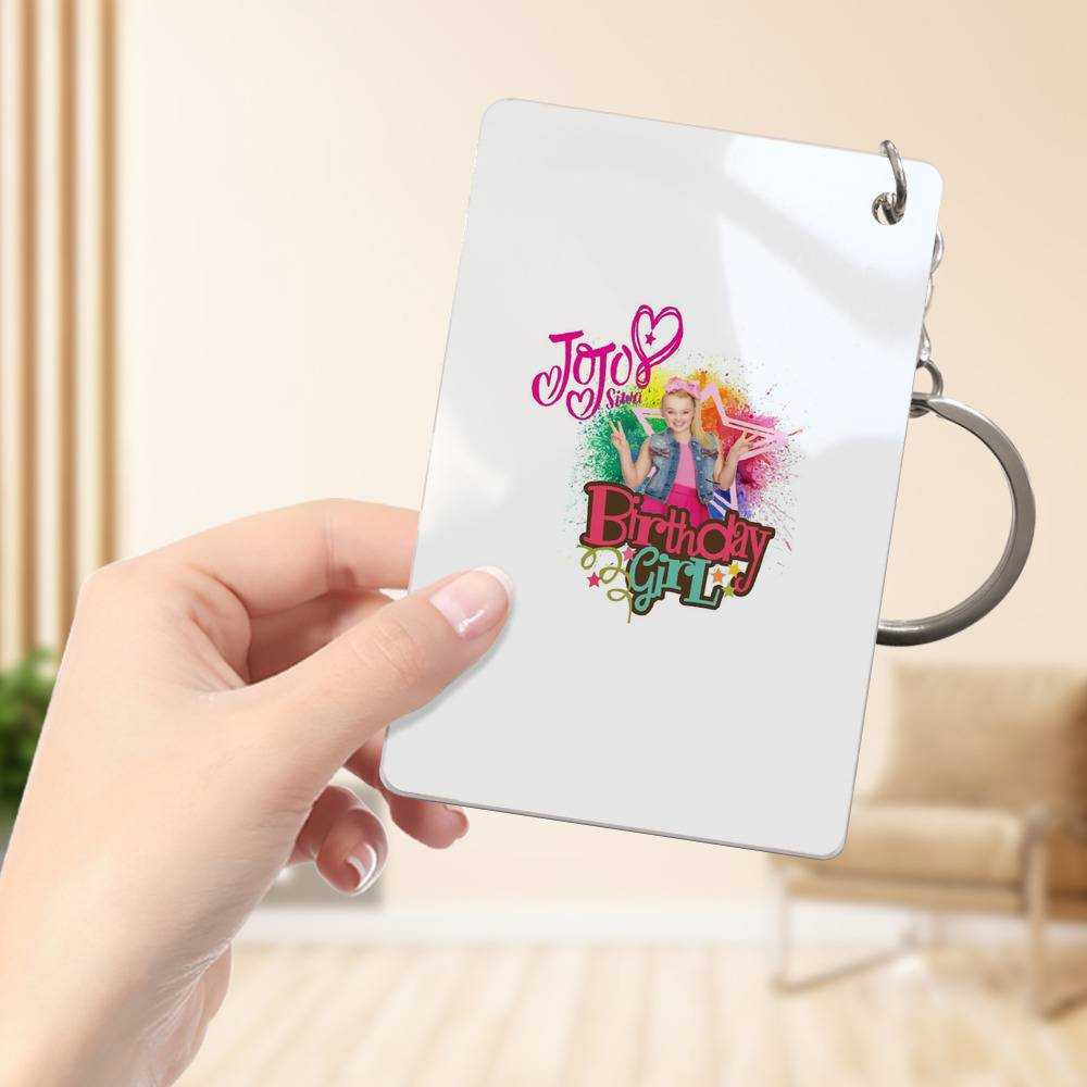 JoJo Siwa Keychain Classic Celebrity Keychain Birthday Girl by JoJo Siwa Keychain