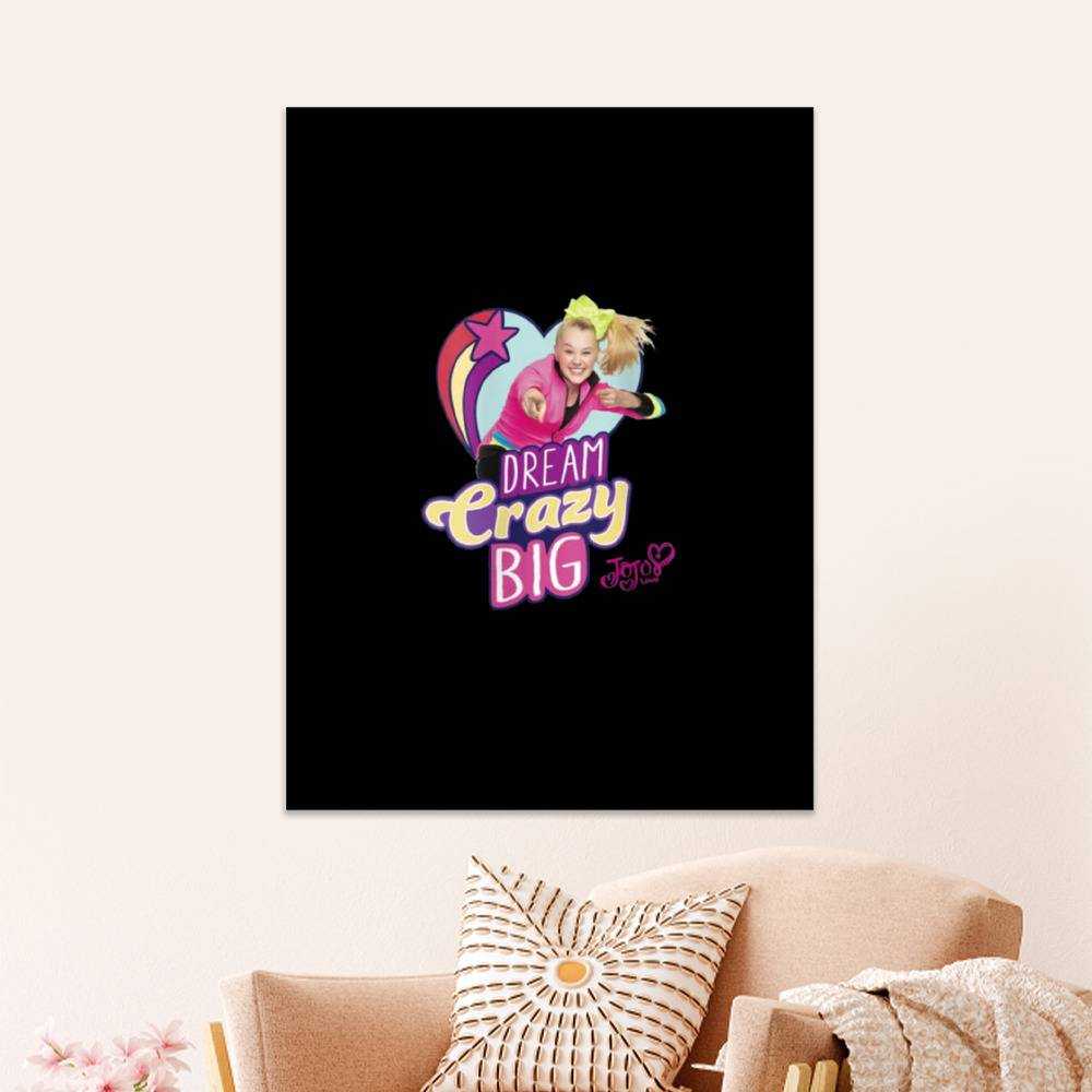 JoJo Siwa Merch Poster Art Wall Poster Sticky Poster Gift for Fans Dream Crazy Big Poster