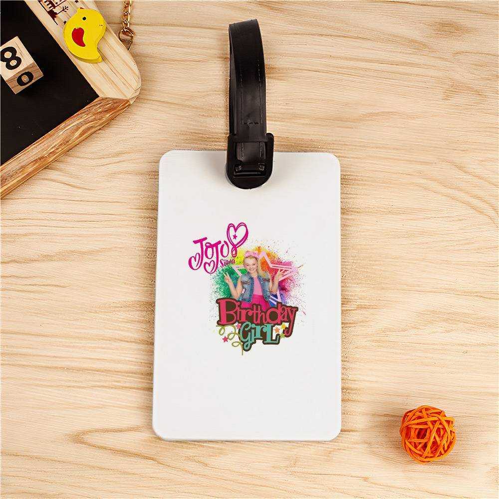 JoJo Siwa Luggage Tag Classic Celebrity Luggage Tag Birthday Girl by JoJo Siwa Luggage Tag
