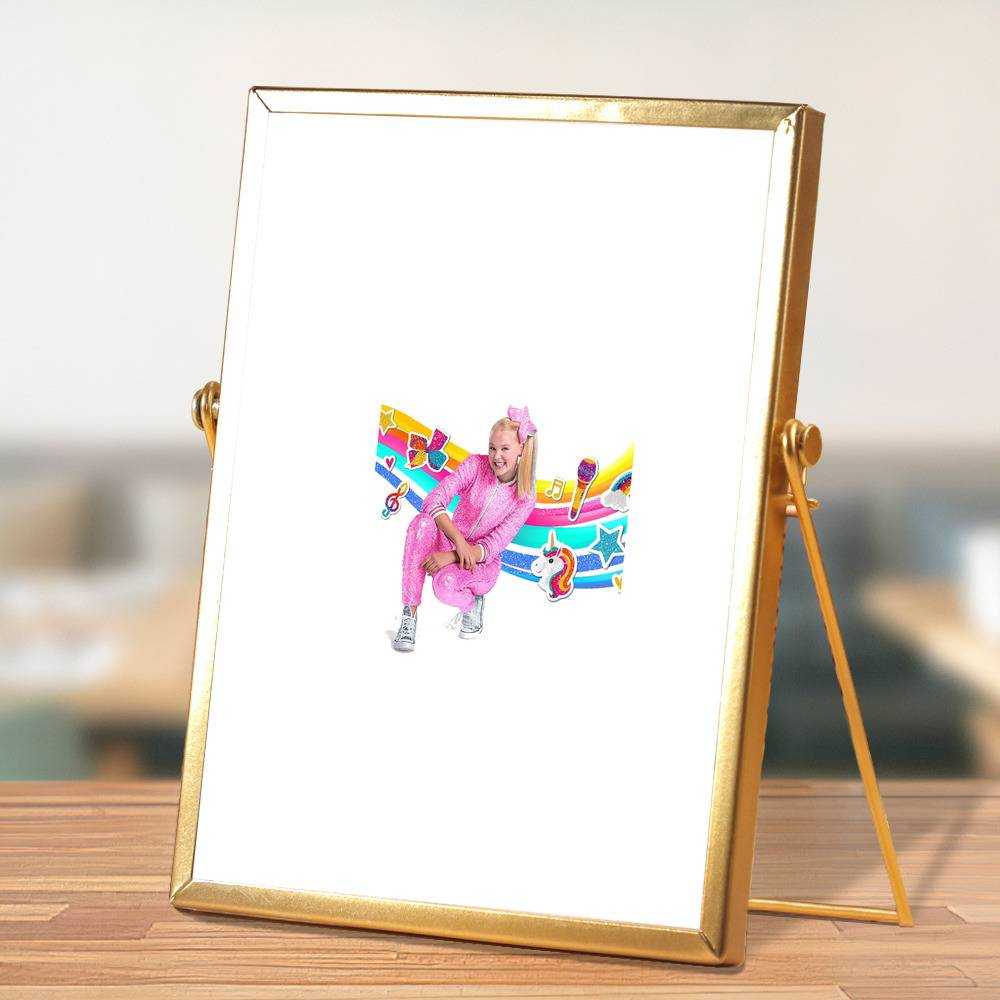 JoJo Siwa Plaque Classic Celebrity Plaque Youtuber by JoJo Siwa Plaque with Golden Frame