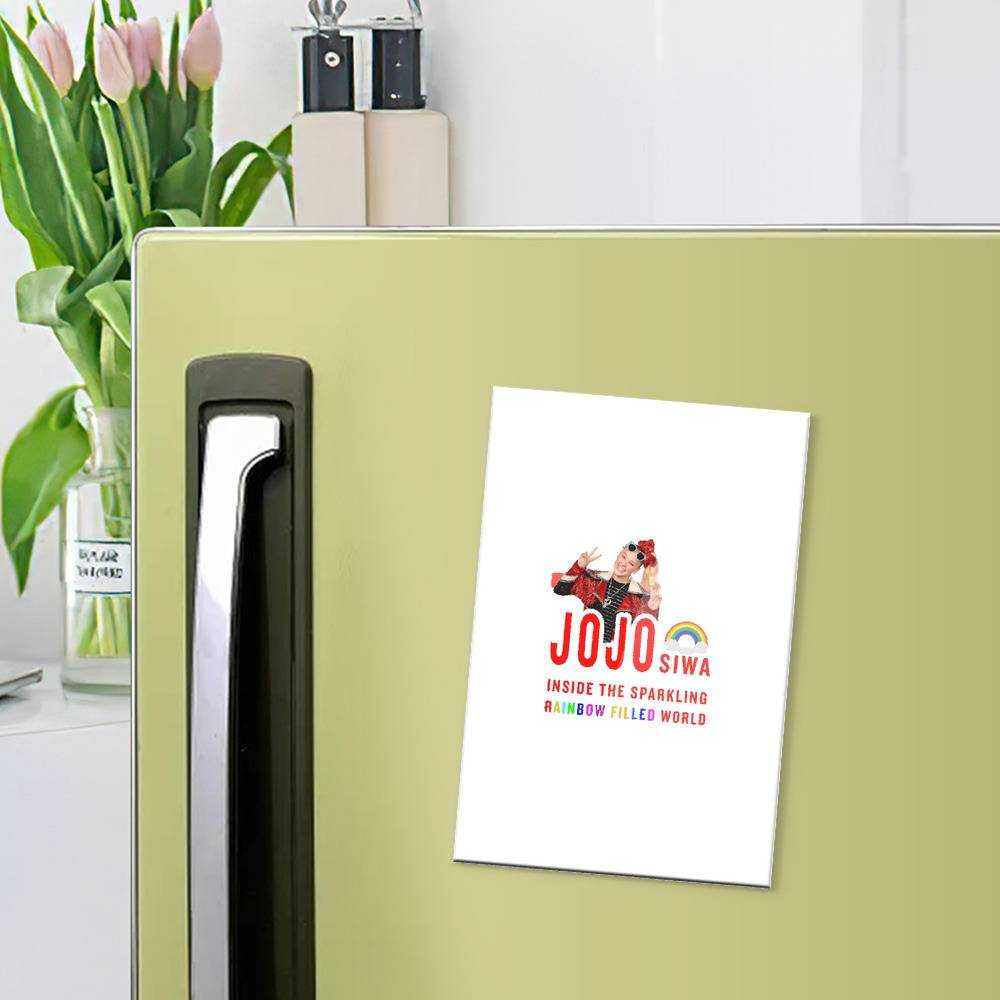 JoJo Siwa Fridge Magnet Rainbow Filled World Fridge Magnet