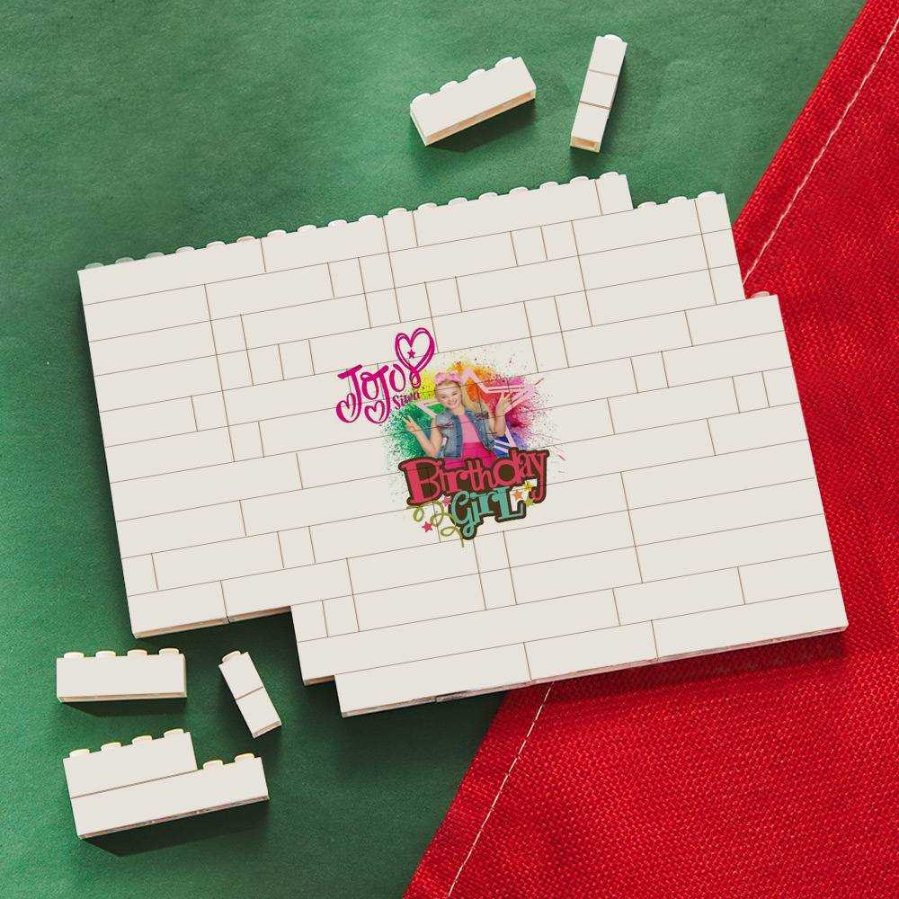 JoJo Siwa Merch Building Blocks Gift for Fans Birthday Girl Building Blocks