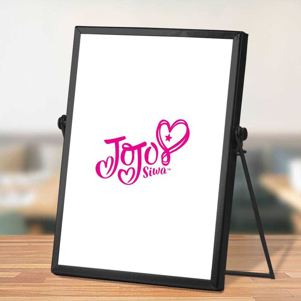 JoJo Siwa Plaque Classic Celebrity Plaque Logo by JoJo Siwa Plaque with Black Frame