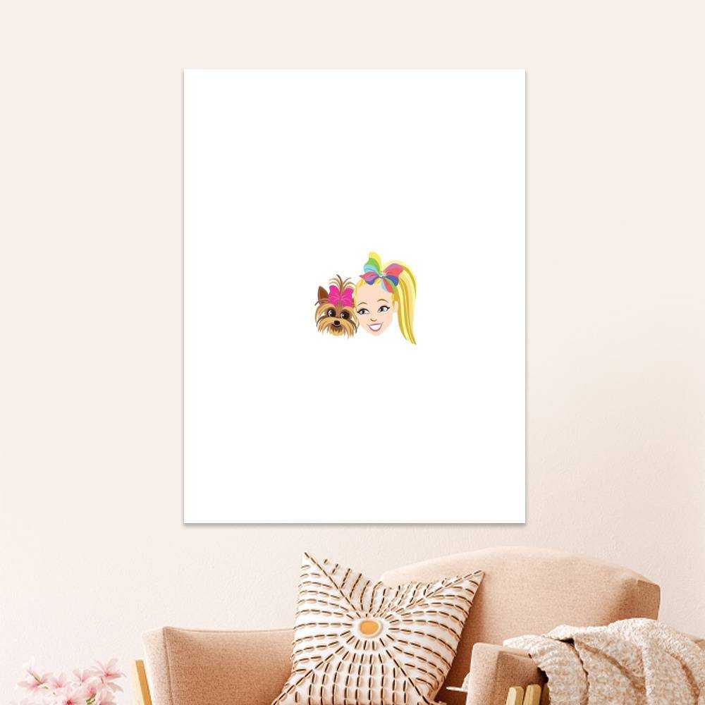 JoJo Siwa Merch Poster Art Wall Poster Sticky Poster Gift for Fans Bow Bow Poster