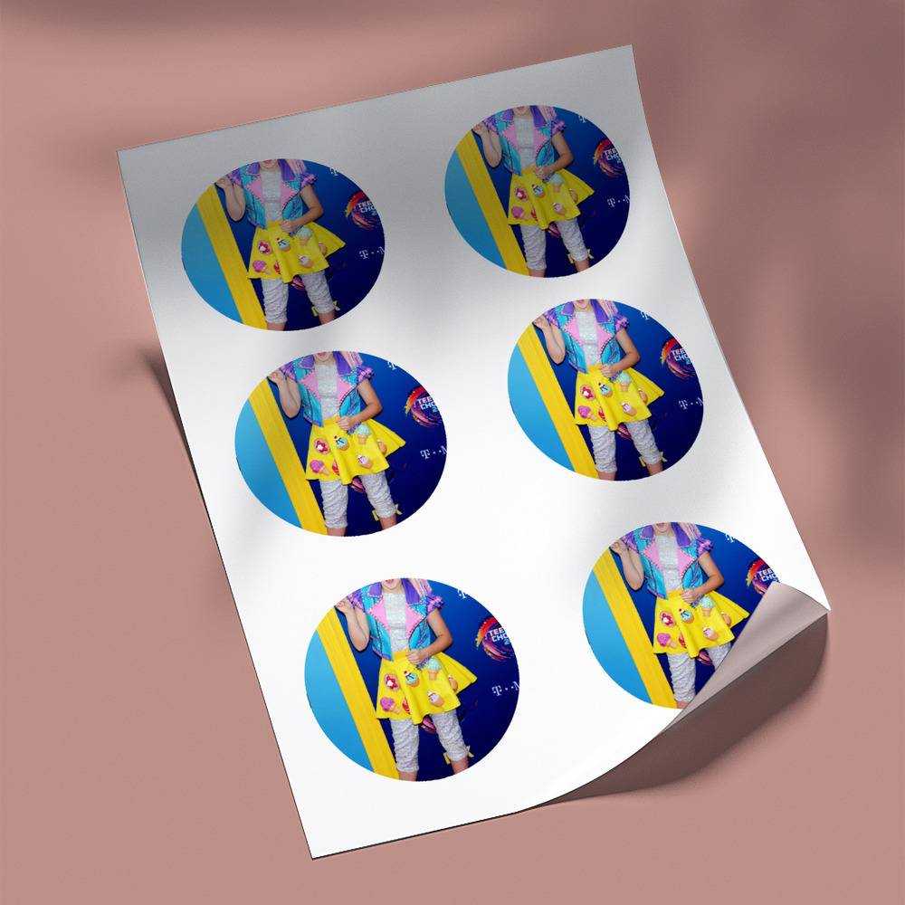 JoJo Siwa round stickers decorative stickers gift for fans Say Hi