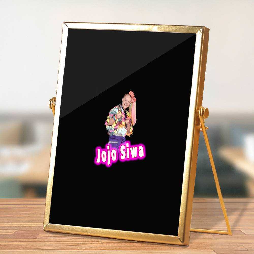 JoJo Siwa Plaque Classic Celebrity Plaque Classic by JoJo Siwa Plaque with Golden Frame