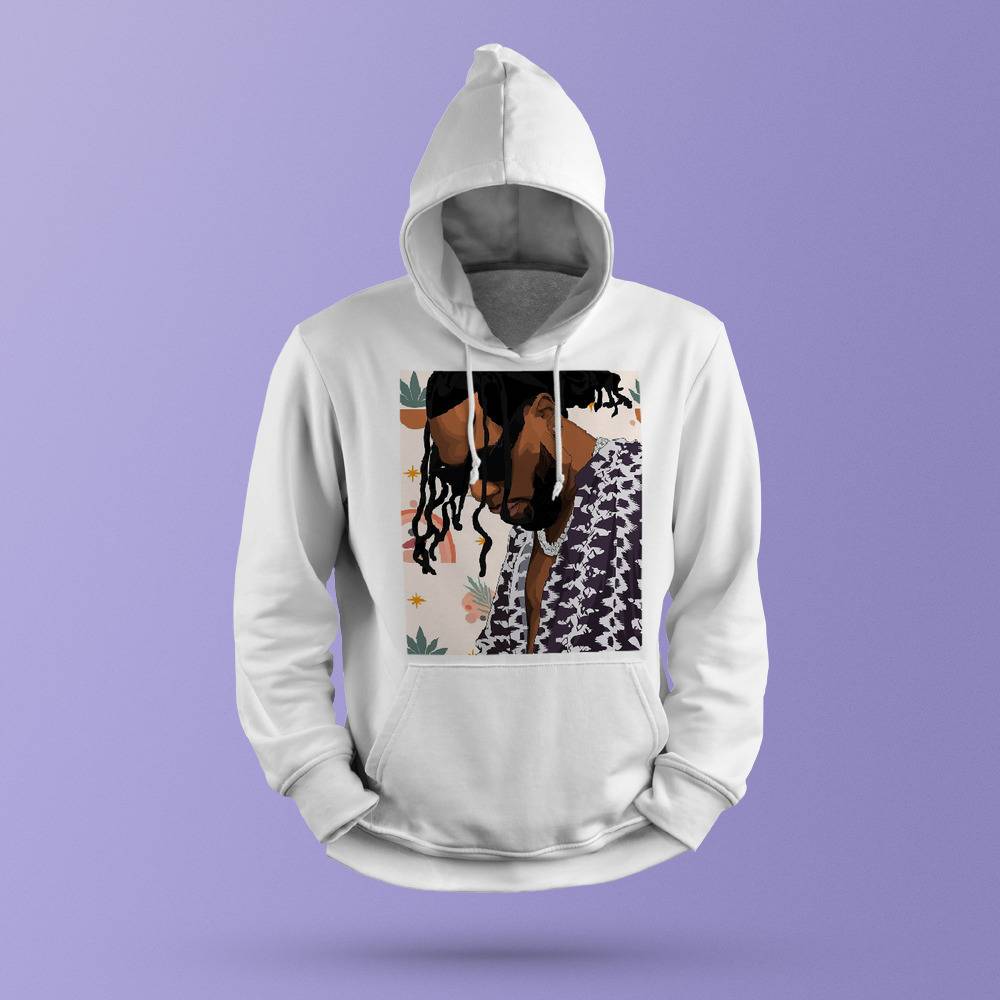 Burna Boy Hoodie Burna Boy Picture Hoodie burnaclothing