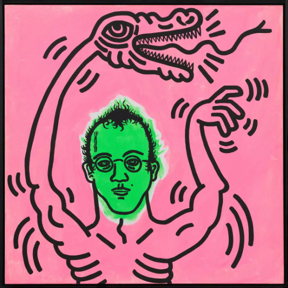 Keith Haring's Self Portrait2