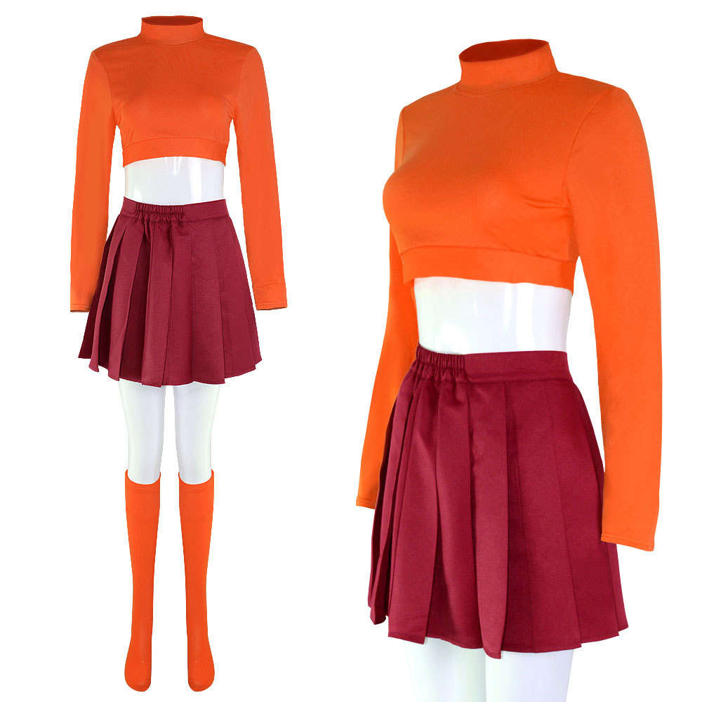 Scooby Doo Costume, Halloween Scooby-Doo Cos Velma Costume