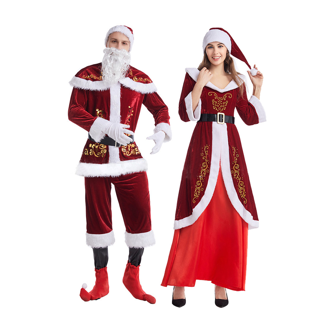 Couples hot sale santa costumes