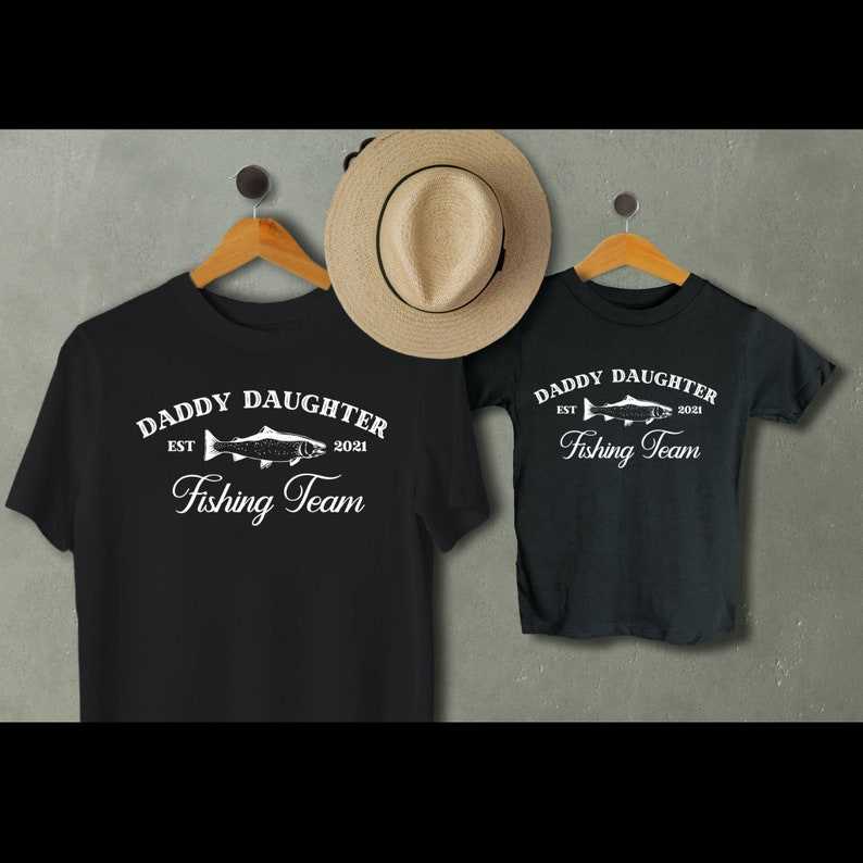 Girl Dad And Daddy's Girl Matching Shirts, Daddy Daughter Fishing Tshirt