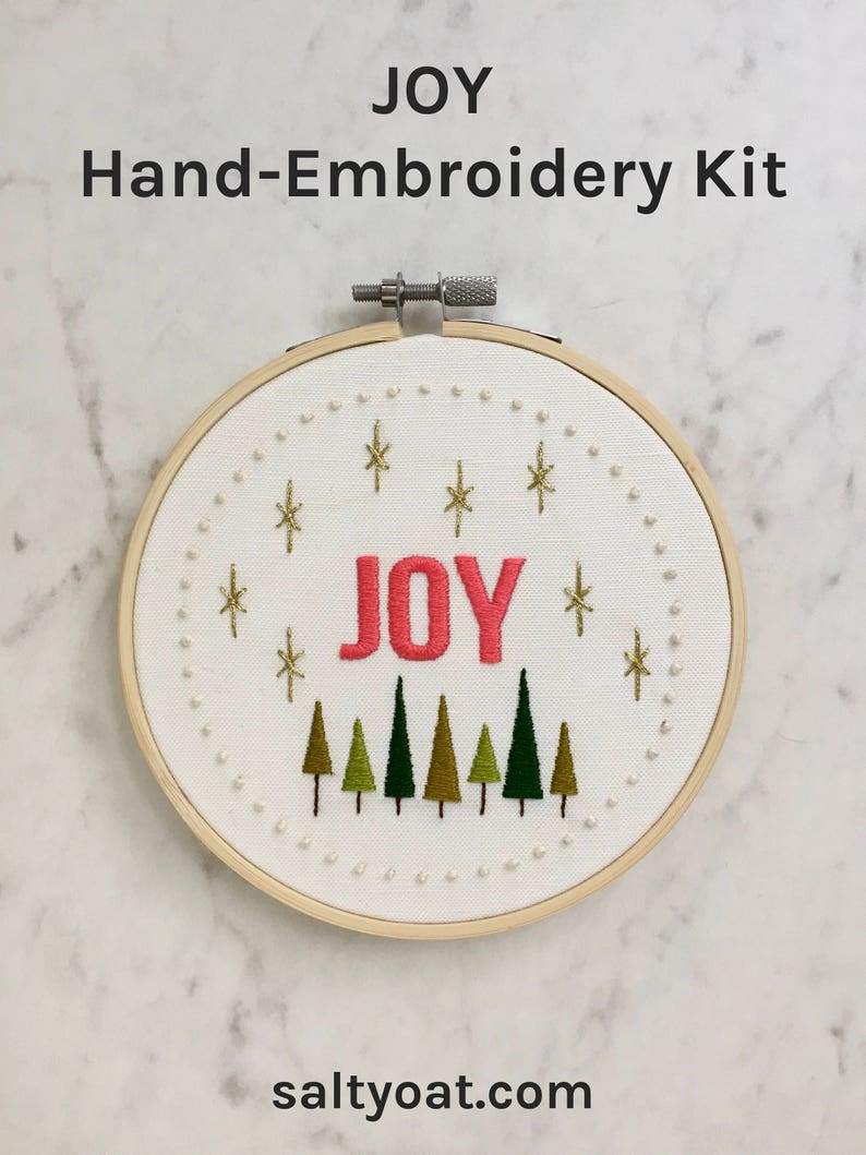 Rainbow Embroidery Beginner kit for Birthday Gift