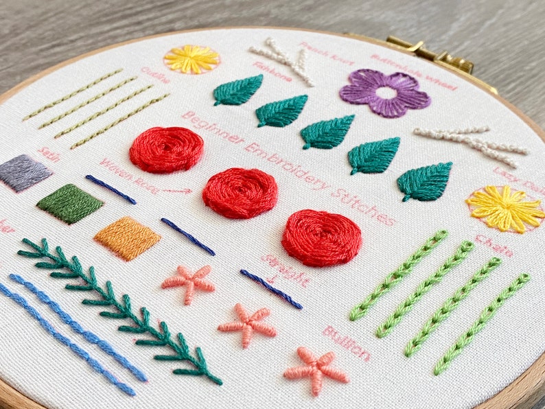 Hello Rainbow Embroidery Kit Embroidery Kit Beginner -  Portugal