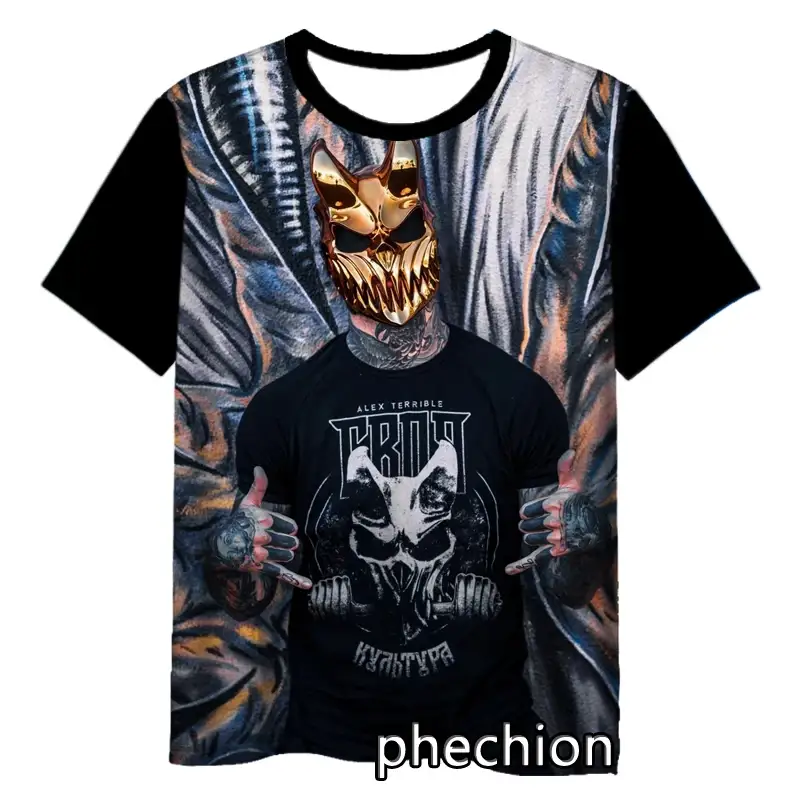 New Fashion Men/Women Slaughter To Prevail 3D Print Short Sleeve T-Shirt