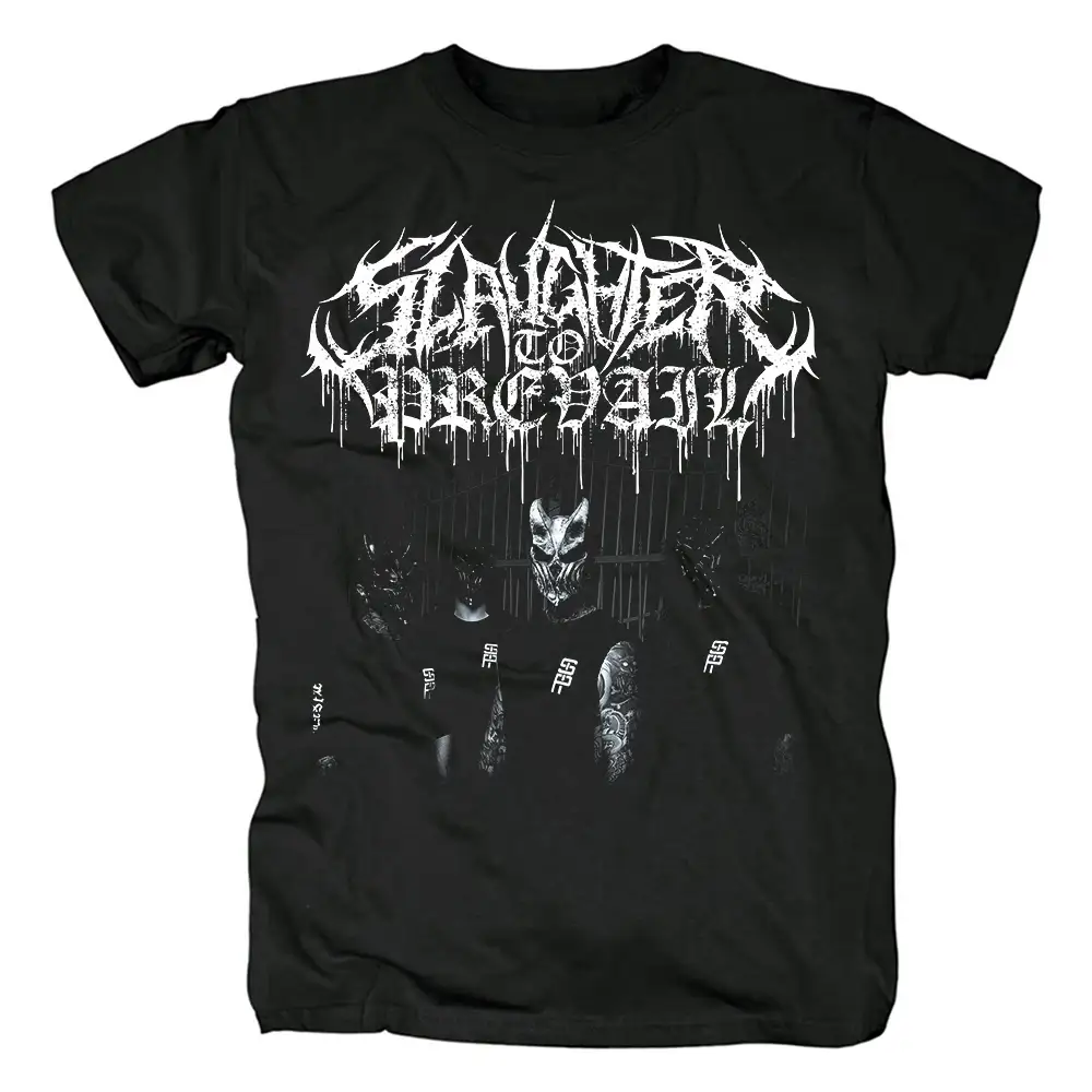 Slaughter To Prevail Deathcore Rock Band O-Neck Cotton T Shirt 