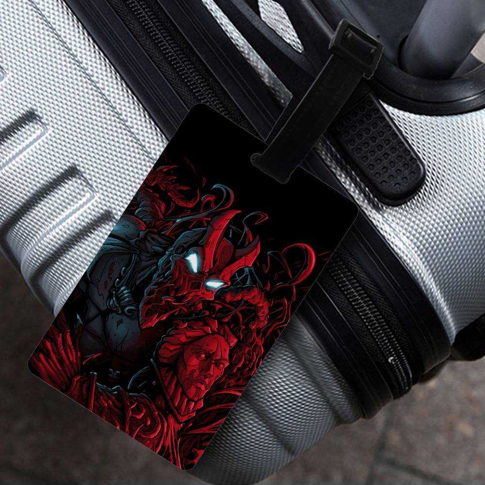 Slaughter To Prevail Luggage Tag Classic Celebrity Luggage Tag Kid of Darkness by Slaughter To Prevail Luggage Tag