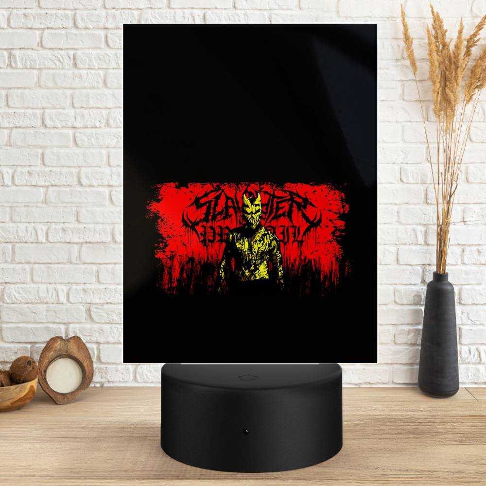 Slaughter To Prevail Lamp Classic Celebrity Night Light Slaughter to Prevail Classic by Slaughter To Prevail Lamp with Plastic Base