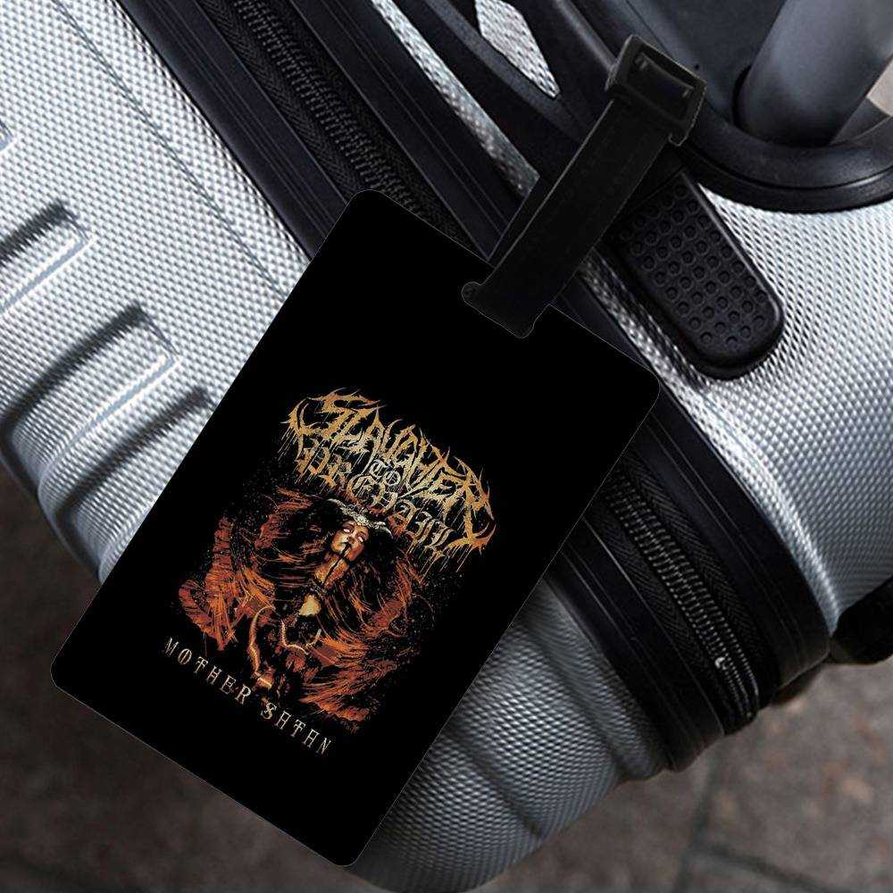 Slaughter To Prevail Luggage Tag Classic Celebrity Luggage Tag Mother Satan by Slaughter To Prevail Luggage Tag