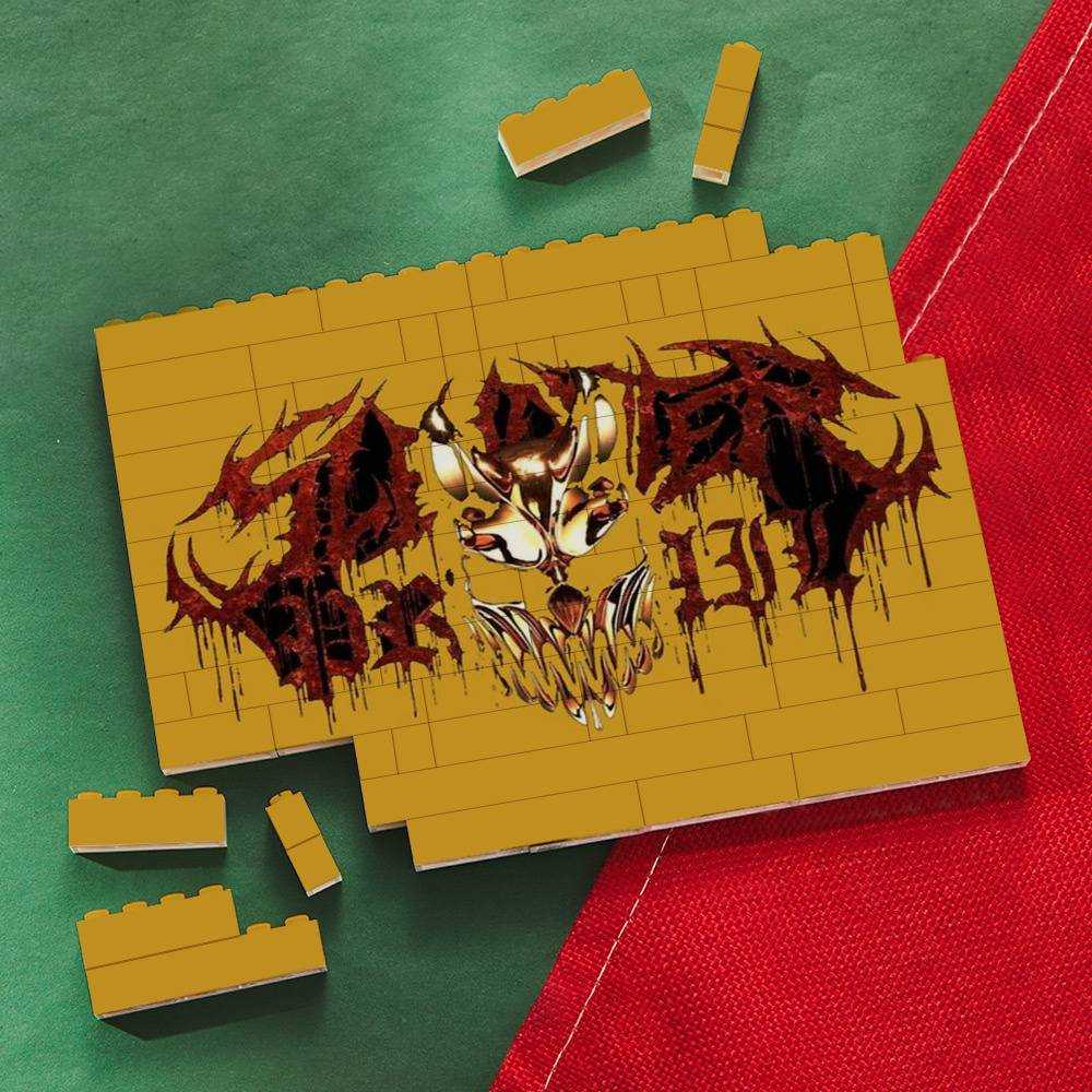 Slaughter To Prevail Merch Building Blocks Gift for Fans Slaughter To Prevail Logo Building Blocks